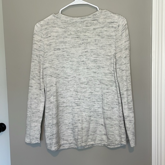 NIC+ZOE Mélange-Knit Snap Sweater - Picture 8 of 11